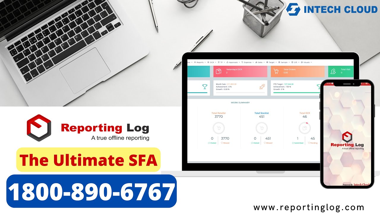 Reporting Log | SFA | MR Reporting App | Field Staffs Tracking Software ...