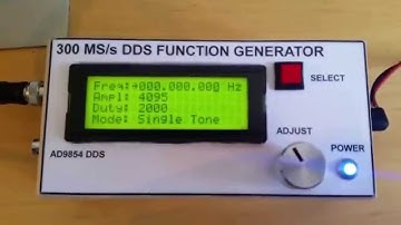 DIY 300 MS/s DDS FUNCTION GENERATOR | AD9854