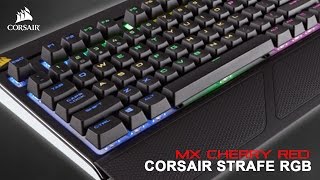 Corsair Strafe RGB (MX Cherry Red) Review/Unboxing & Sound Test