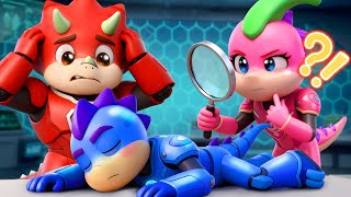 Download Lagu WHAT HAPPENED TO BOLT? Detective PYRO \u0026 FLORA Explore The Secret! | Dino Action Animation MP3