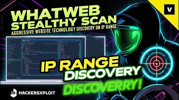 Whatweb Stealthy Scan: Aggressive Website Technology Discovery on IP Range | HackersExploit