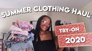 SUMMER CLOTHING HAUL 2020 *try on* forever 21, depop, target, + more