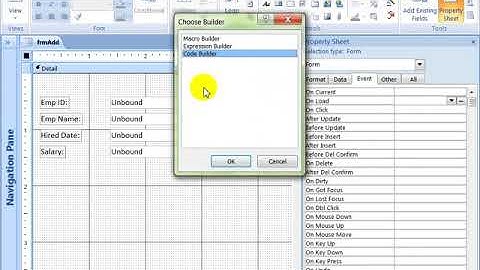 Video 2012 14 Using DAO to Add Edit and Delete record in recordset