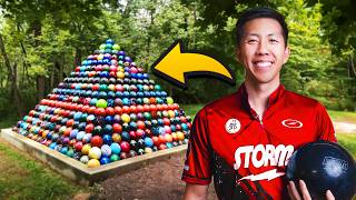I Gave Away 100 Bowling Balls For 100,000 Subscribers