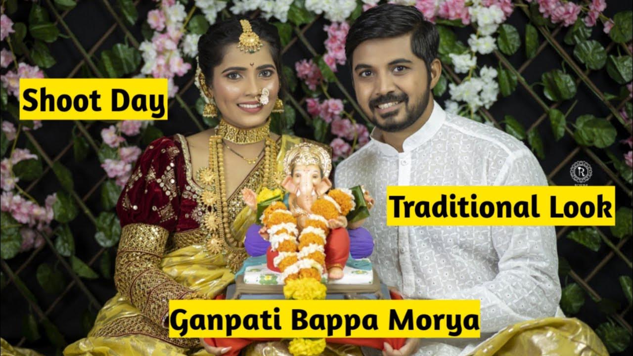 Our first Traditional Photoshoot with Roshni Makeup artist YouTube