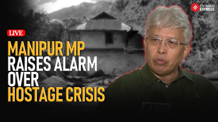 Live :Manipur MP Angomcha Bimol r Calls Out Government’s “False” Normalcy Claims