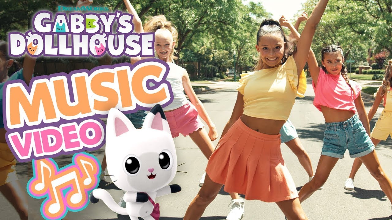 Dance Like A Gabby Cat Dance Remix   Music Video Party  GABBYS DOLLHOUSE