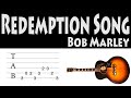 Redemption Song Bob Marley Guitar Easy Tab
