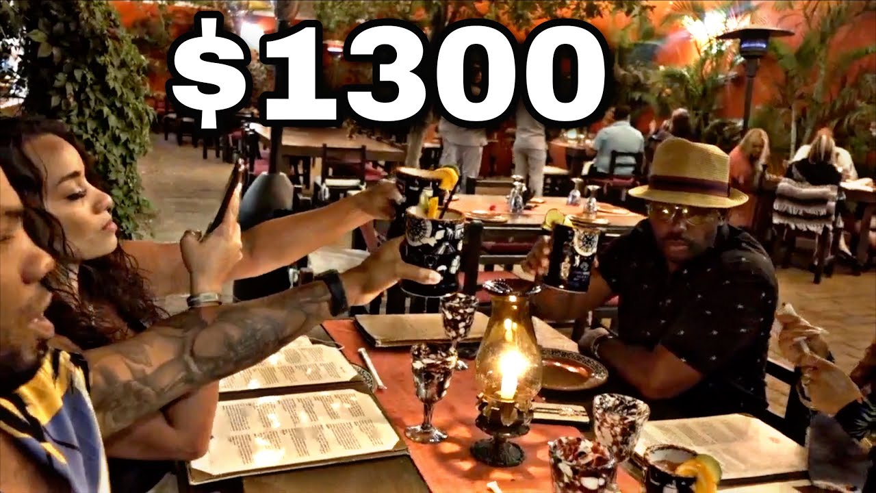 The most expensive Restaurant in Los Cabos Mexico 1300 for dinner