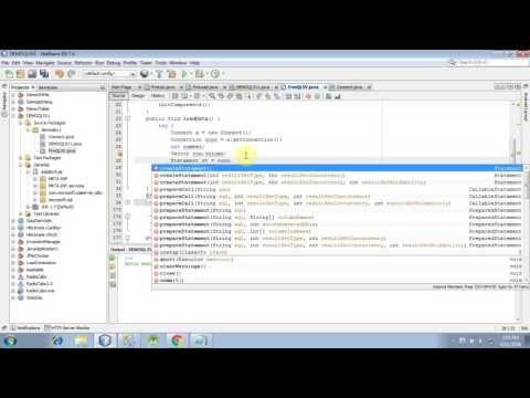 Video them sua xoa java swing va sql server - youtube