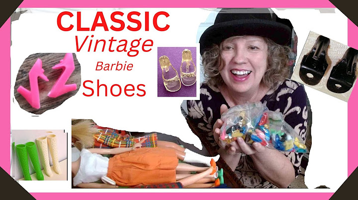 Identifying & organizing Vintage Barbie Shoes