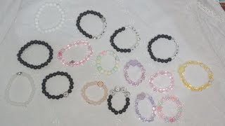 making simple bead bracelets! 🍭 | jelly record.
