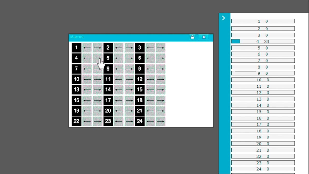 Freestyler dmx: Fixture de Pruebas Preciso (valores de 1 en 1)