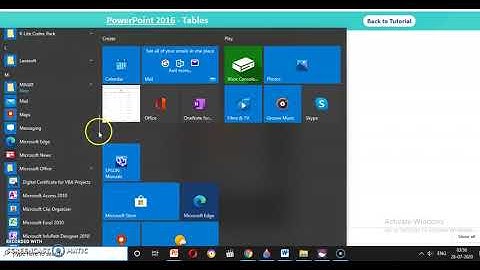 Class 6 Sub Computer Topic Tables and Charts in PowerPoint 2010