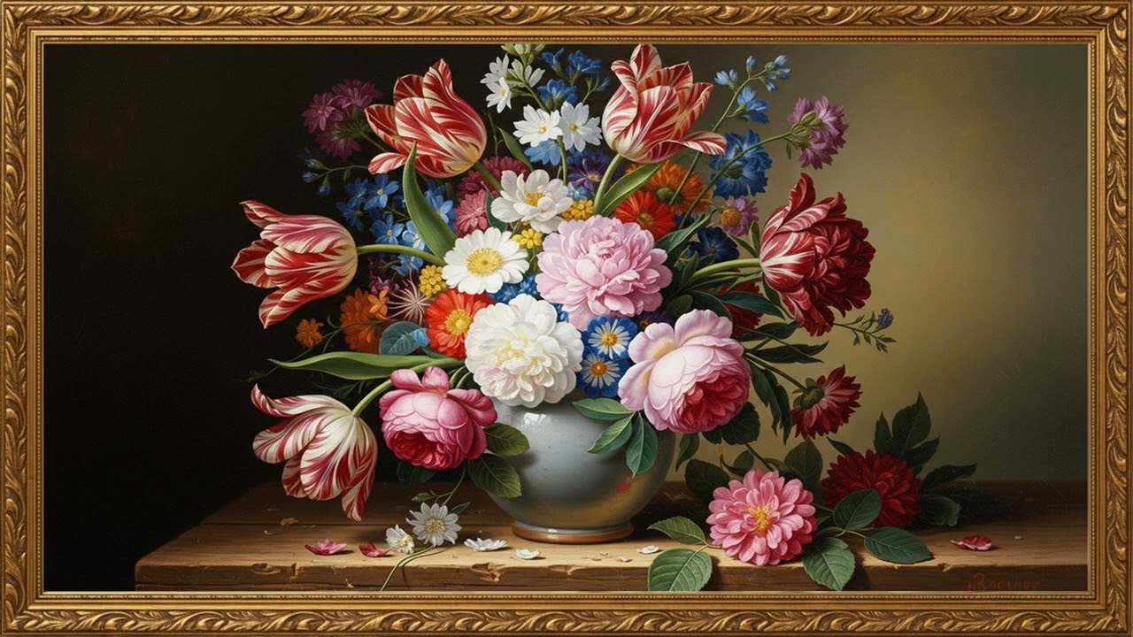 Vintage Botanical Elegance | A Gentle Gallery Viewing Moment