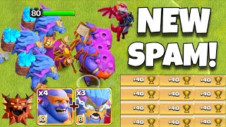 ZERO Skill Needed! Super Yeti + Bowlers SPAM is BROKEN in Legend League th18 attack strategy coc
