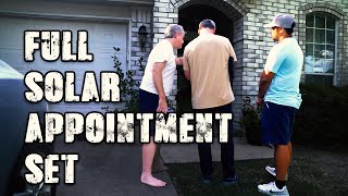 How To Set a Solar Appointment with The Red Snapper - Door to Door Solar Sales