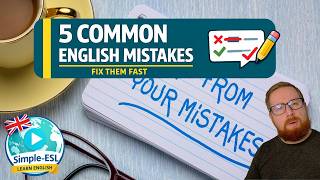 5 Common English Mistakes ❌ Fix Your Grammar and Sound More Natural