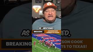 Jackson Cook Commits to Texas 🤘 #RecruitingNews #Longhorns #Football #texas