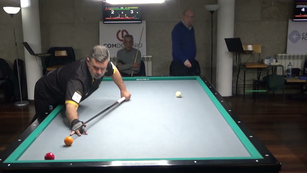 Bilhar Carambola: Paulo Andrade - Alexandre Vitorino FEV2026