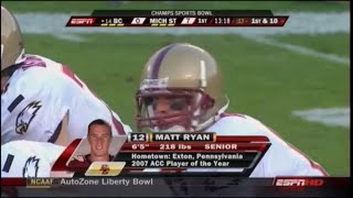 2007 Champs Sports Bowl - Michigan State Spartans vs (No. 14) Boston College Eagles - Dec. 28, 2007