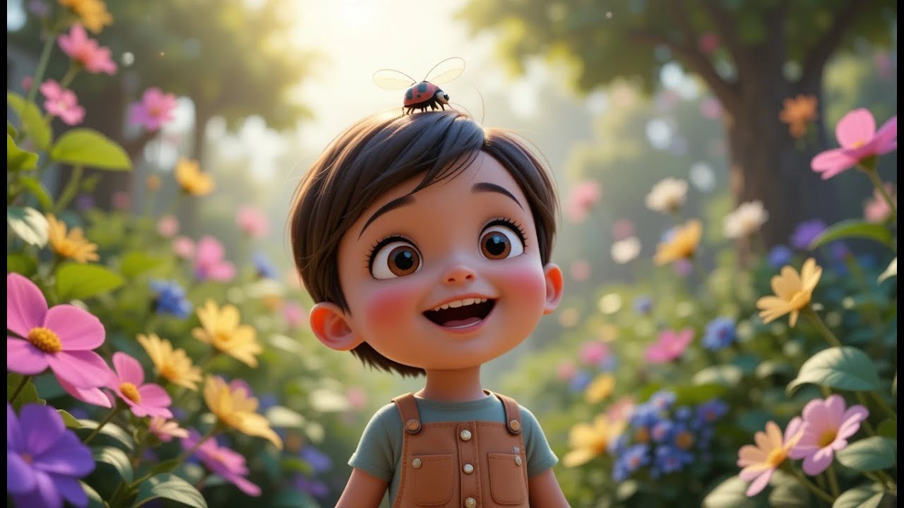 Itsy Bitsy Ladybug Rhyme Song | Popular Nursery Rhyme for Kids | Educational Kids Songs