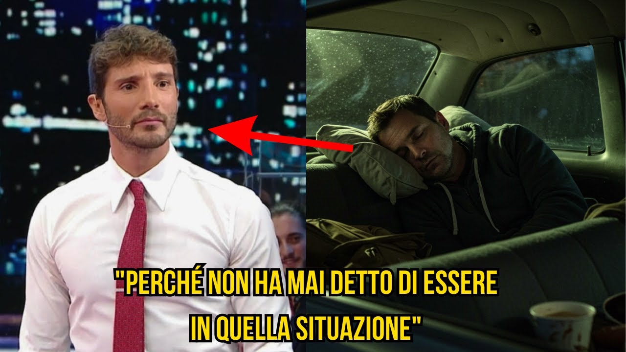 Stefano de Martino ha seguito il suo autista privato e ciò che ha scoperto lo ha fatto piangere!