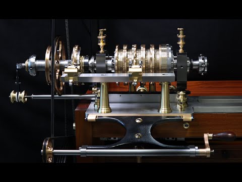 MADE Lathe Rose Engine No. 5 Makes a Pattern from Plumier’s 1701 Book.