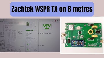 Zachtek Multiband WSPR transmitter on 50 MHz (6 metres)