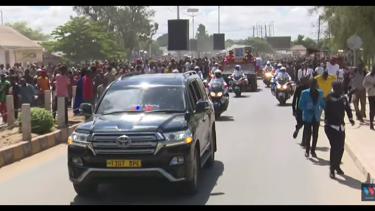 #LIVE​ : MSAFARA MWILI WA RAIS MAGUFULI UKIPITISHWA MITAA  YA DODOMA MUDA HUU - MARCH 22, 2021