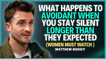 What Happens to Avoidants When You Stay Silent Longer Than They Expected || Matthew Hussey ||