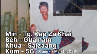 Min - Tg Kap Za Khai , Gualnam Beh,  Kum 56 - Daitan Sakni #crd Bosco Lianpi