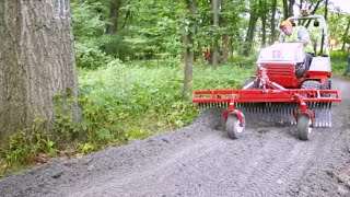 Save Your Back, Rake With A Ventrac - Tractor Landscape Rake - Real World Work