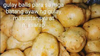 MALUNGAY VEGGIE BALLS NAPAKA DALING GAWIN MASUSTANSYA AT MALAKI ANG KITA