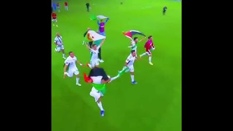 فلسطين والجزائر واحد❤🇵🇸🇩🇿❤ #جزائر #فلسطين #كأس_العرب
