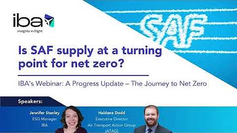 Is SAF supply at a turning point for net zero?
