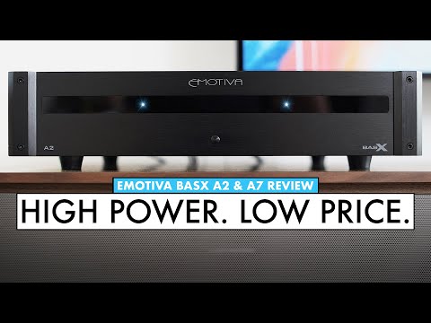 HiFi System Upgrade - EMOTIVA BasX Amplifier Review. BasX A2 & A7 Amps