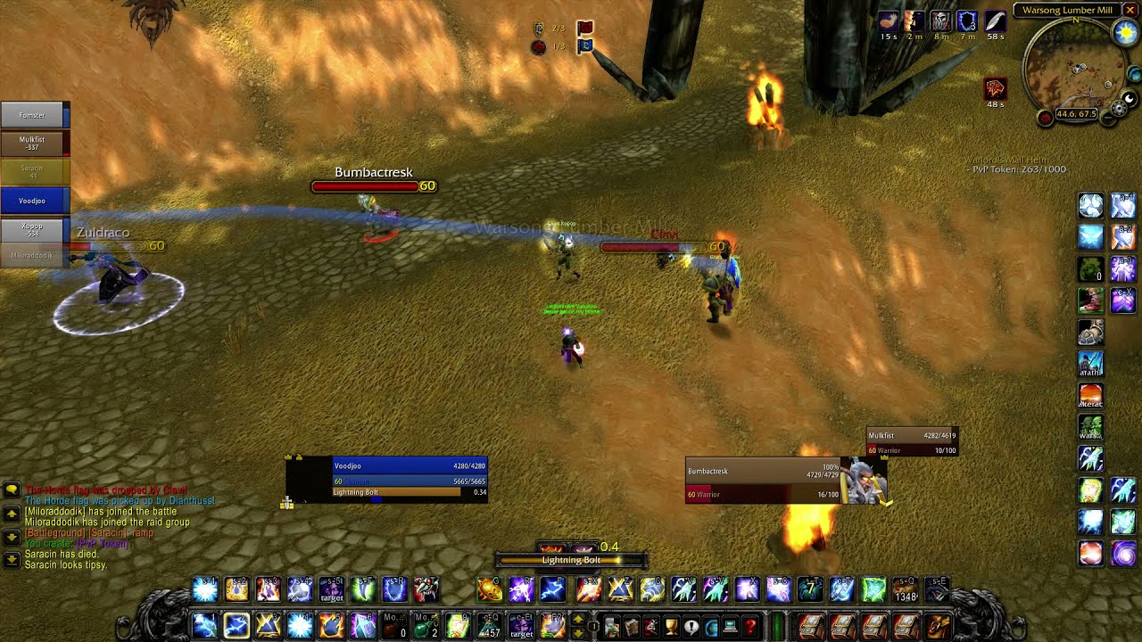 Elem sham + berserk (wow classic pvp)  | retrowow private server