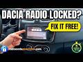 How to Get Dacia Radio Code ( Pin CODE ) for Media Nav & Bluetooth Navigations - Fast & Easy!