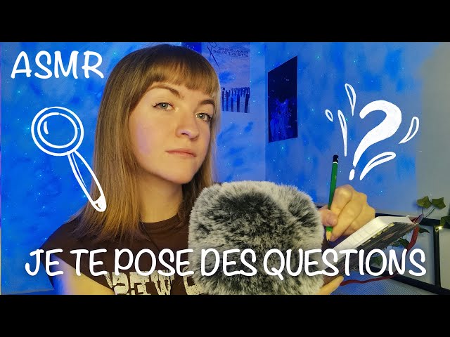 ASMR | I ask you personal questions - Interview ⌨️❔ (keyboard, writing, whispers...)🌛