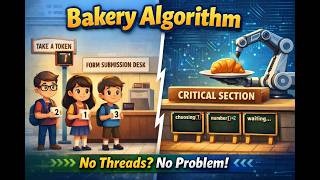 No Queue, No Chaos! 🍞 The Bakery Algorithm Explained Like Never Before”