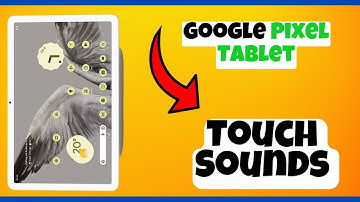 Touch Sounds Google Pixel Tablet || How to enable or turn on touch sounds || Touch sound settings