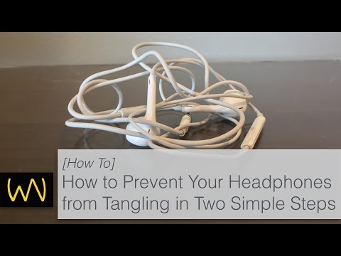 How to Prevent Your Headphones from Tangling in Two Simple Steps
