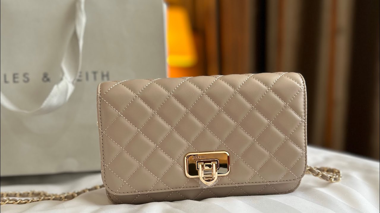 食*坊様 O*s様 Charles & Keith Cressida ~ Cre Another Unboxing Charles & Keith / Cressida Quilted Push-Lock