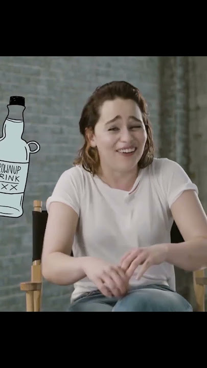 Grownups drink xxx | What happens first time 😅😂🤣 #hollywoodplus #shorts #emiliaclarke