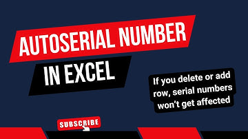 Auto generate serial number using aggregate formula in Excel | Autoserial number in Excel Exceltips