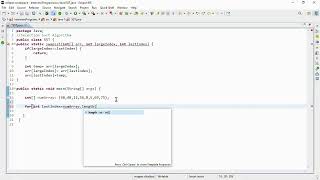 Java Tutorial Selection Sort Algorithm Explained