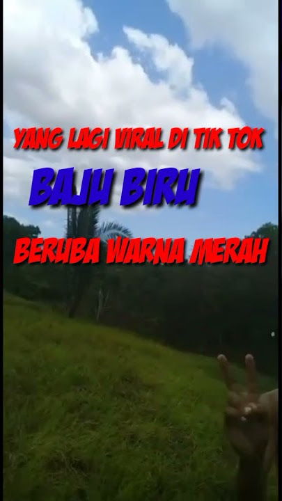 viral baju biru jadi merah  di tik tok