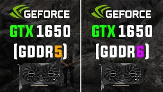 GTX 1650 (GDDR5) vs GTX 1650 (GDDR6) Test in 8 Games