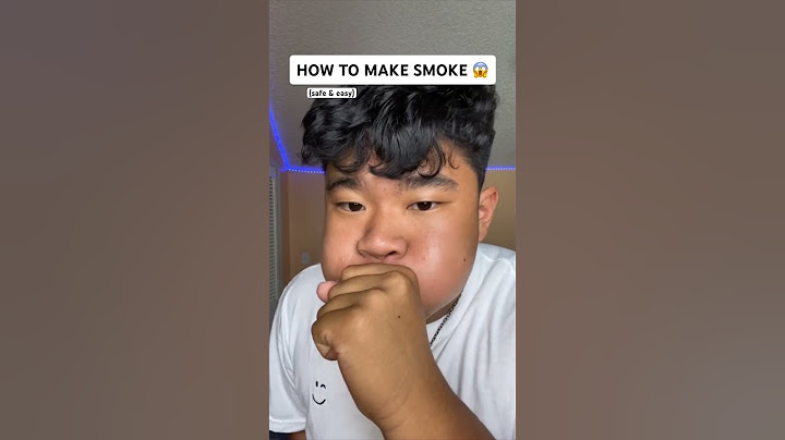 HOW TO MAKE MAGIC SMOKE 😱